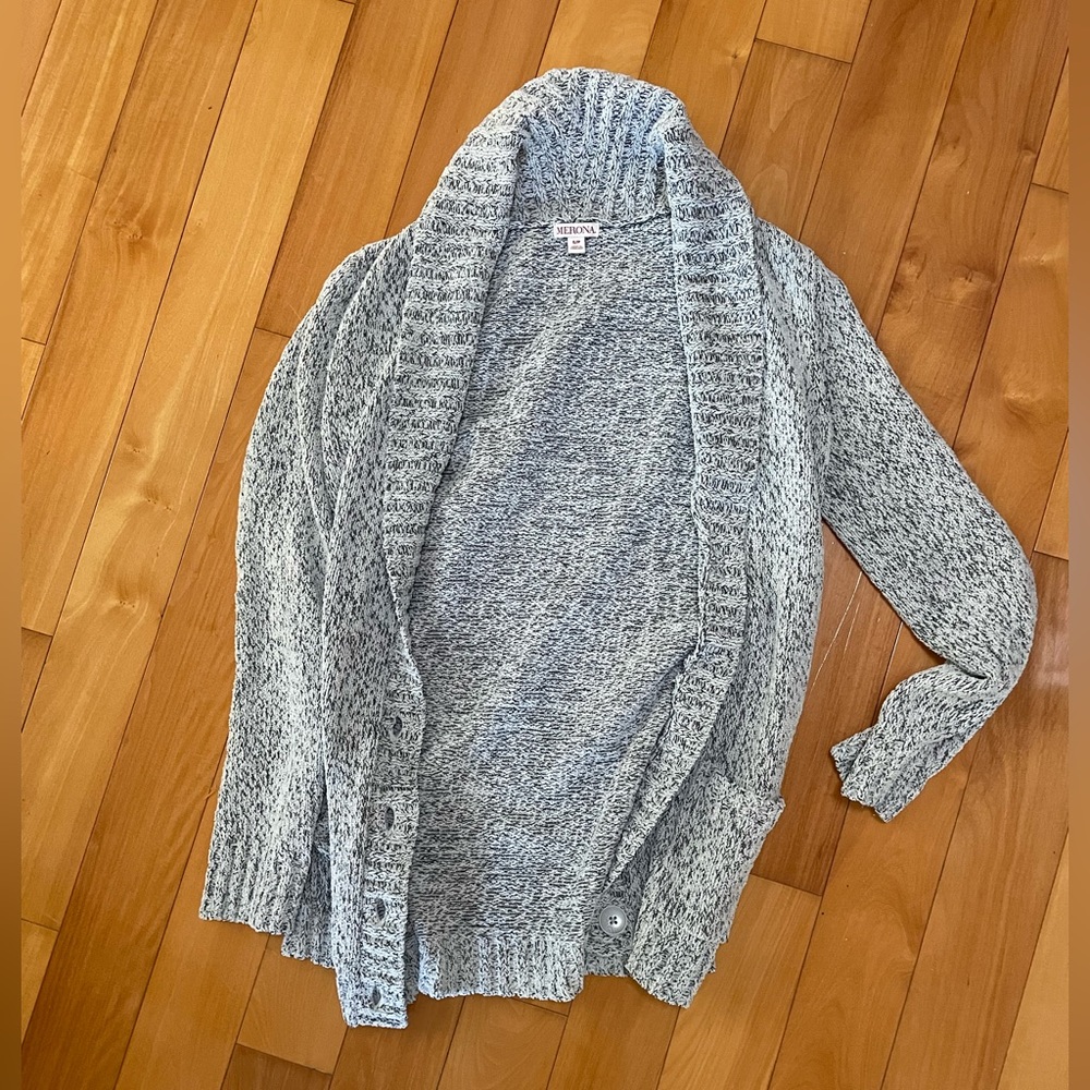 Merona Womens gray cardigan